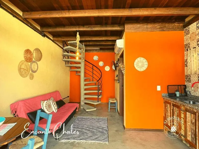 Encanto Chales - 150M Da Praia Grande - Penha - Sc シャレー ペーニャ
